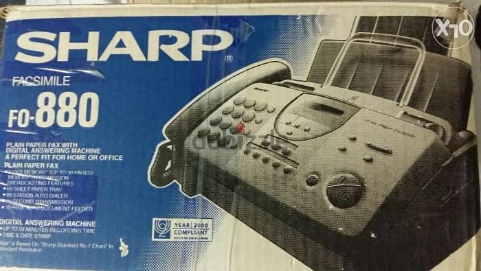 فاكس شارب يابانى جديد بالكرتونة Fax Sharp 2