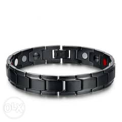 Titanium steel health bracelet unique style magnetic men hand ring per 0