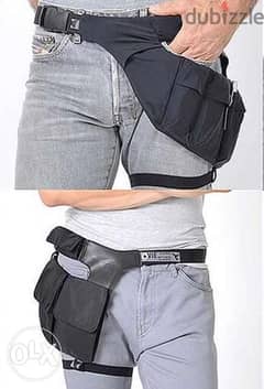 urban tool Stylish fanny pack with leg strap,fit iphone and more 0