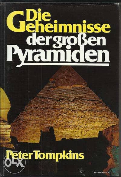 German books - Die Geheimnisse der grossen Pyramiden by Peter Tompkins