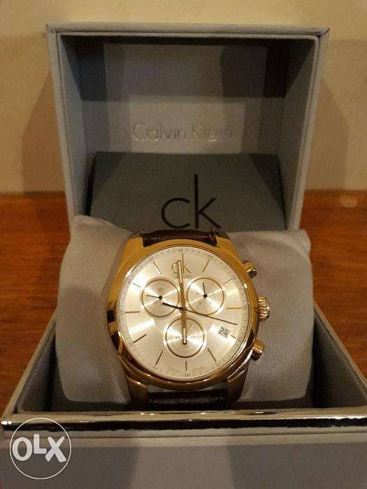 ساعة كالفين كلين Chronograph Calvin Klein سويسرى اصلى جديدة 0