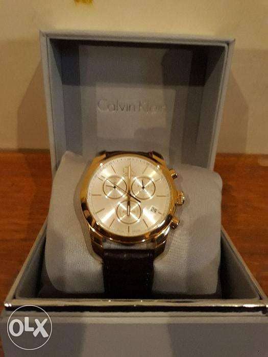 ساعة كالفين كلين Chronograph Calvin Klein سويسرى اصلى جديدة 2