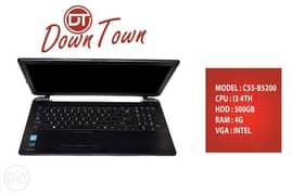 Laptop Toshiba --'C55-B5200'' ,CPU: I3 4TH, RAM: 4,HDD: 500, VGA: INTE 0