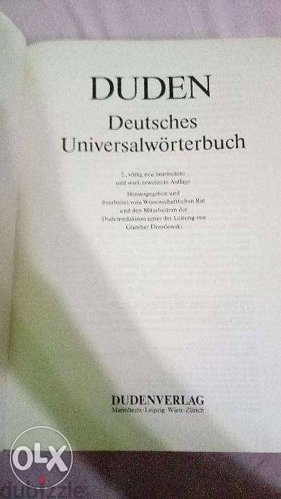 قاموس Duden المانى ألمانى لم يستخدم - لطلبة ودارسى اللغة الالمانية 5