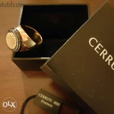 *~ Cerruti 1881 ~* Men's ring