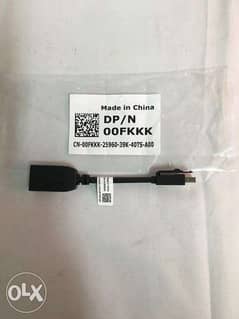 Dell Display Port Female to Mini DP Male Adapter Dongle CN-00FKKK with
