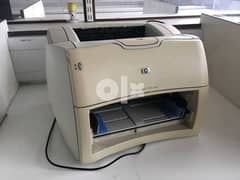 طابعة اتش بى ليزر ممتازة حبر بودرة حالة ممتازة Hp laserjet 1300printer 0