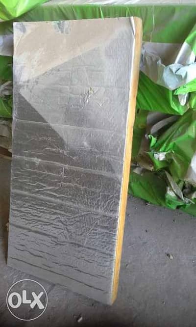 الصوف الزجاجى الواح عازل حرارى و صوتى سماكة 7 سم
