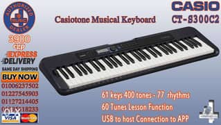 Casio Tone Bank 61 Keys Musical Keyboard- CT-S300C2 Black 0