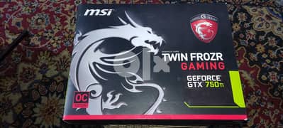 Msi Twin Frozr Gaming Geforce Gtx 750ti 2G OC Edition 0