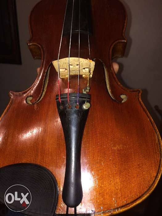 الة كمان كمنجة كمنجه violin الماني قديم ١٢٠ سنة دهان اصلي ٤/٤ Antique 1