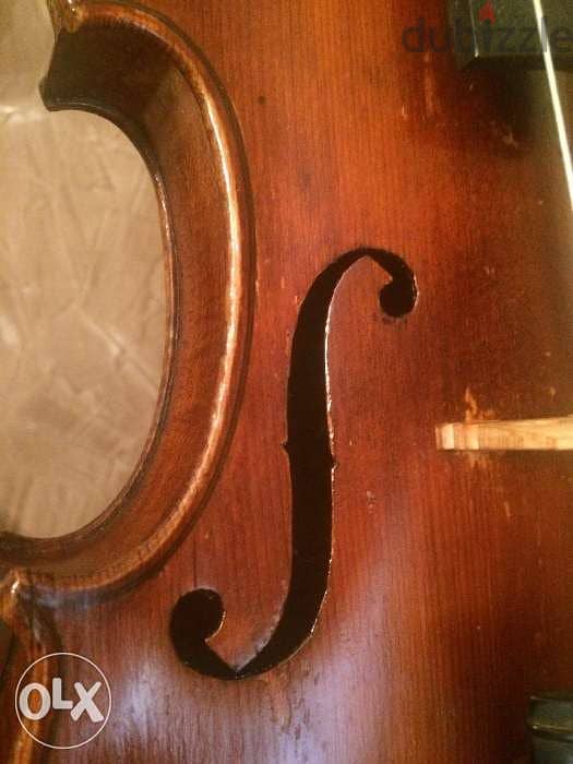الة كمان كمنجة كمنجه violin الماني قديم ١٢٠ سنة دهان اصلي ٤/٤ Antique 4