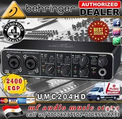 Behringer U-Phoria UMC204HD USB Audio Interface 0
