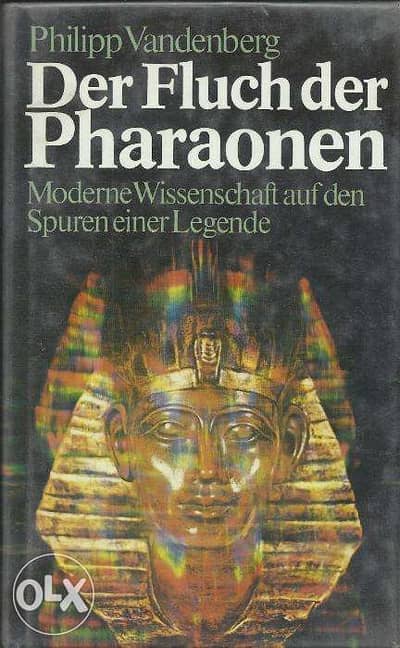German books - Der Fluch der Pharaonen by Philip Vandenberg