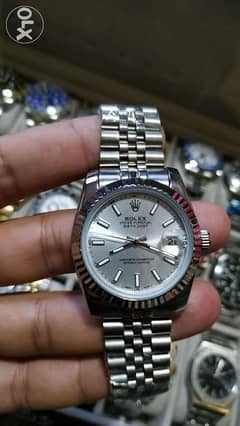 Rolex Date just for ladies full silver 36 mm 0