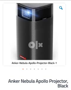 Anker Nebula Apollo Projector-Black-New With Seal 0