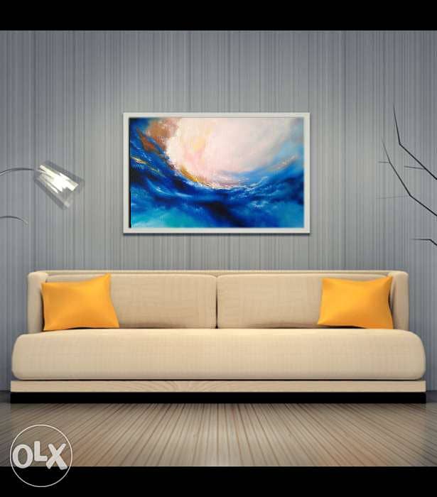 Oil abstract, modern decor, painting for your home 1
