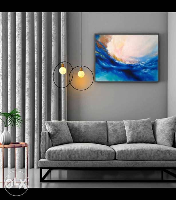 Oil abstract, modern decor, painting for your home 2