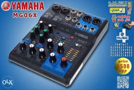 YAMAHA MG06X 6-Input Compact Stereo Mixer 0