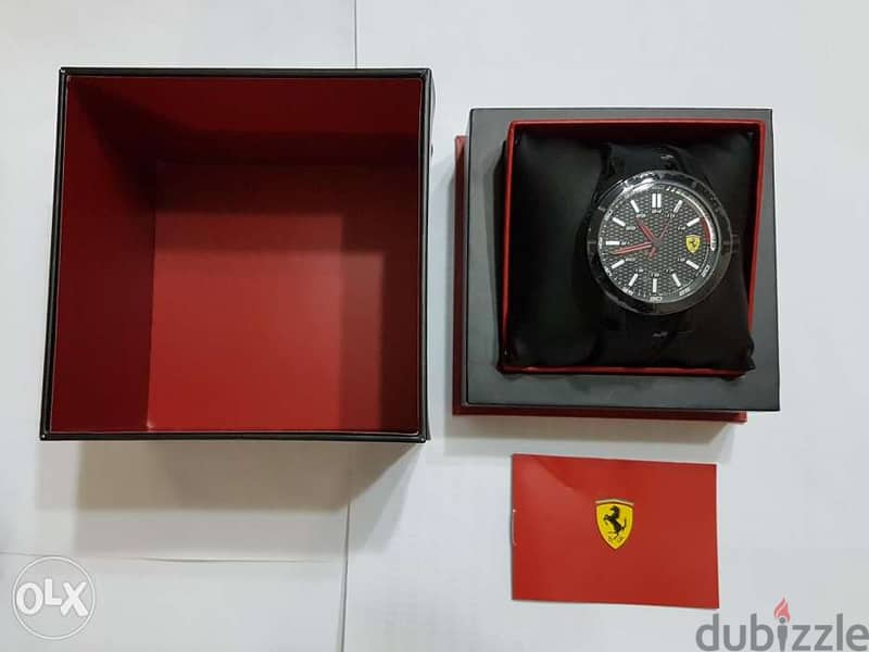 Ferrari black watch ساعة فيرارى 2