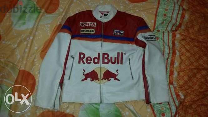 Dolce & Gabbana Leather RedBull Motor Racing Jacket L- XL 1