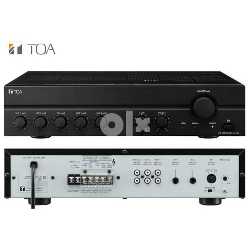 toa amplifiers A-1724 12