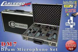 Carlsbro DM7 Drum Microphone Set in Case 0