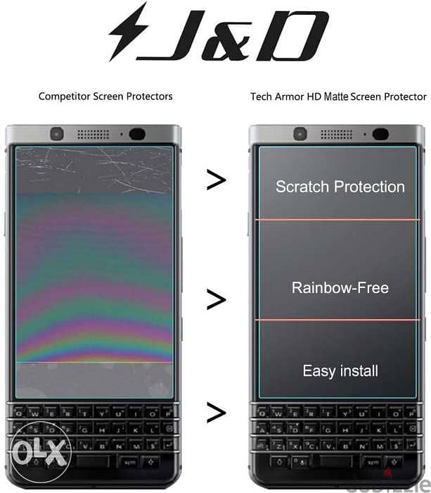 BlackBerry keyone screen protector( gelatin) 2