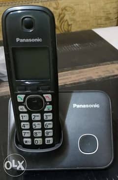 تليفون لاسلكى باناسونيكKX-TG6611 بالإظهار الرقم + شاشة كبيره+ اسبيكر 0