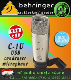 Behringer C-1U Studio Condenser USB Microphone 0