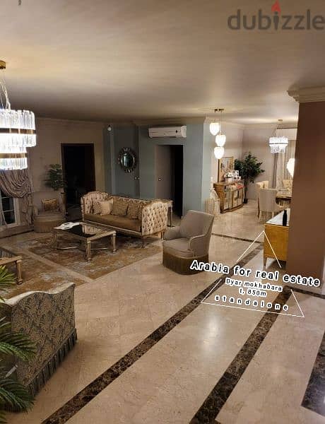 فيلا ٨٥٠م (type B + basement) بديار المخابرات amazing fully finished 7