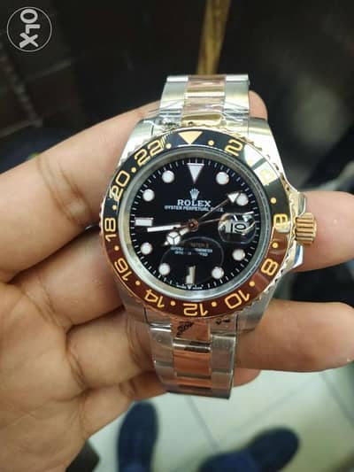 Rolex root beer hot sale half gold