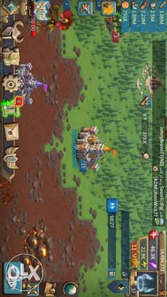 حساب لعبة lords mobile قلعة اعلي مستوي قوية بها كثير من الموارد والماس 0
