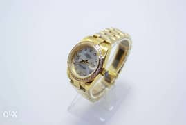 Datejust Gold Automatic For women ساعة حريمي 0
