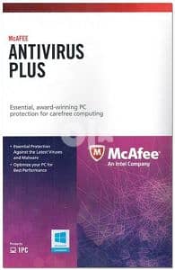 Mcafee انتى فيرس بلس - بطاقة تنشيط لمدة 1 عام