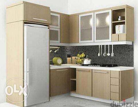 Kitchen Cabinets Aluminum & Wood new مطابخ الومنيوم 1550جنية 2