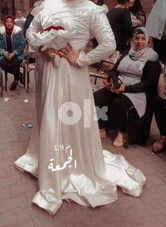فستان كتب كتاب وفستان زفاف يلبسو لحد ١٢٠ كيلو 0
