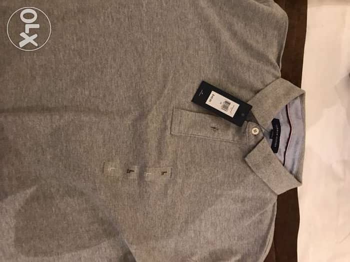 tommy new original t shirt size large (grey) 0