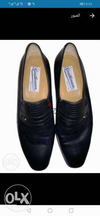 حذاء أيطالى فاخر ماركة Linea Gentleman اسود اللون 0