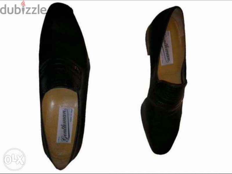 حذاء أيطالى فاخر ماركة Linea Gentleman اسود اللون 4