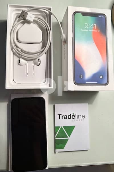 iphone x silver 64 GB مغير شاشة 1