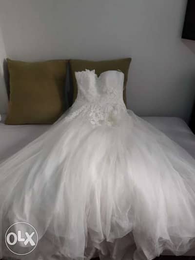 فستان فرح. Wedding dress كالجديد تماما