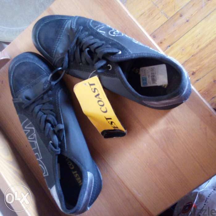 حذاء ماركة WEST COAST اصلي جديد مقاس 40 BLACK وارد دبي 01013139098 1