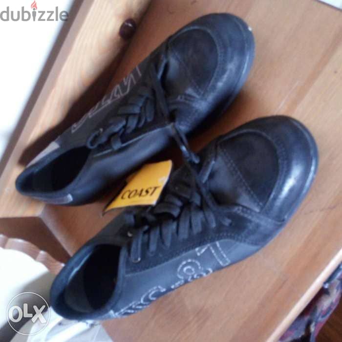 حذاء ماركة WEST COAST اصلي جديد مقاس 40 BLACK وارد دبي 01013139098 2