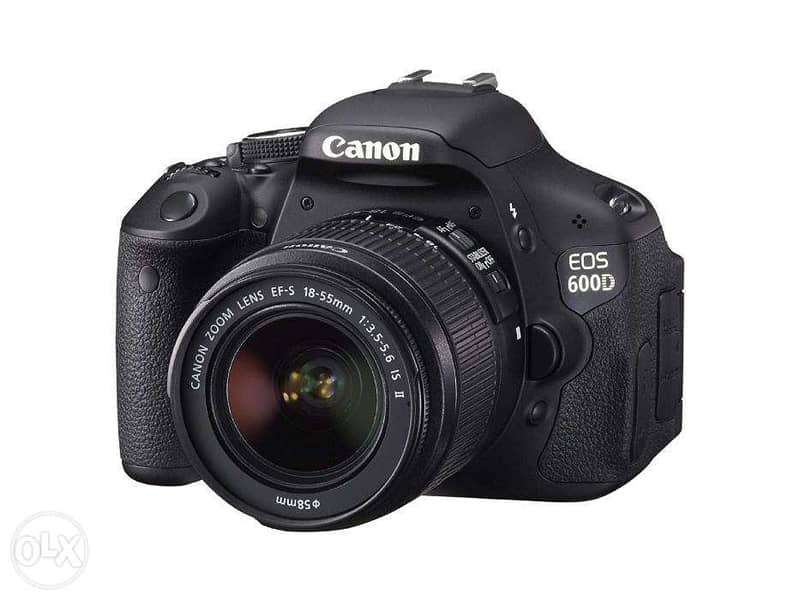 Canon EOS 600D with bag كاميرا كانون مع الشنطه 2