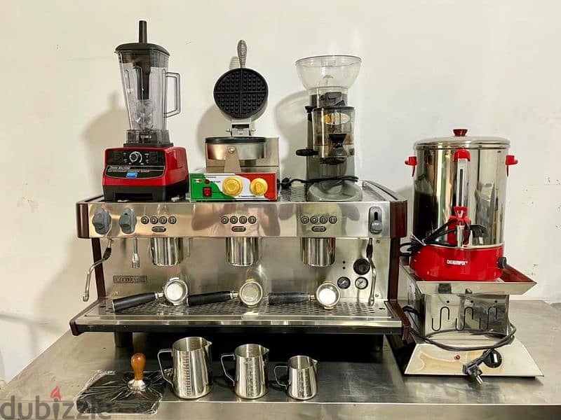 ماكينات قهوه اسبرسو 2 دراع - 3 دراع ايطالي واسباني 2