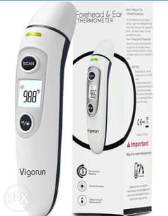 Medical Forehead and Ear Thermometer, Digital Infrared ترمومتر ديجيتال 0