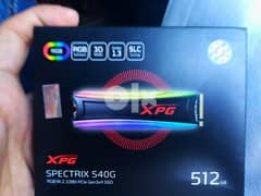 XPG SPECTRIX S40G RGB 512G
جديده تـمامٱ لم تـستـخدم نـهائـيآ 0