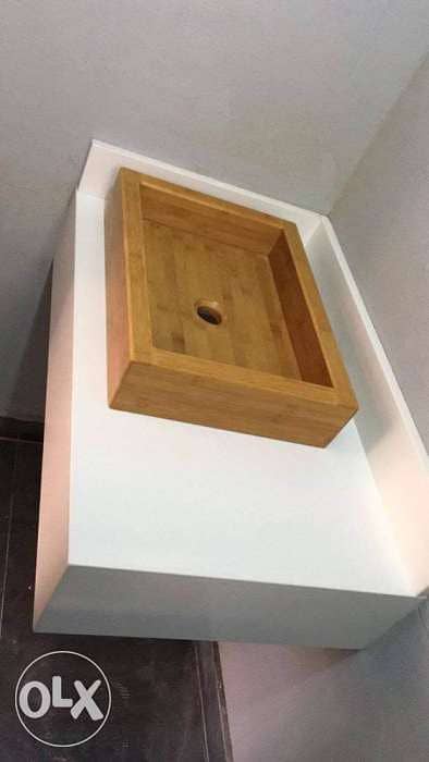 Corian and glaxy black and marble sublay and interesting