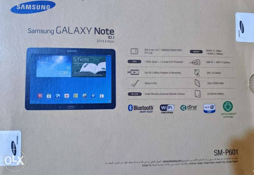 Samsung note 10.1 تابلت سامسونج اسود 2